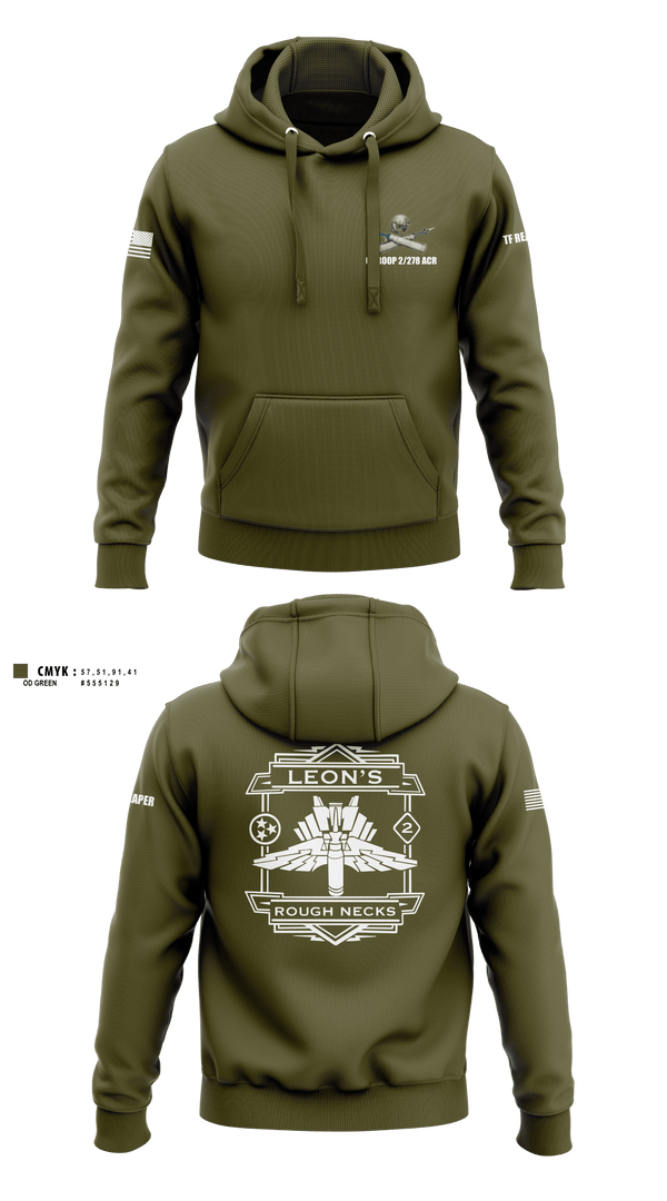 Hoodie, Q TROOP 2/278 ACR, National Guard, Teamtime, Team time, sublimation, custom sports apparel, team uniforms, spirit wear, spiritwear, sports uniforms, custom shirts, team store, custom team store, fundraiser sports, apparel fundraiser
