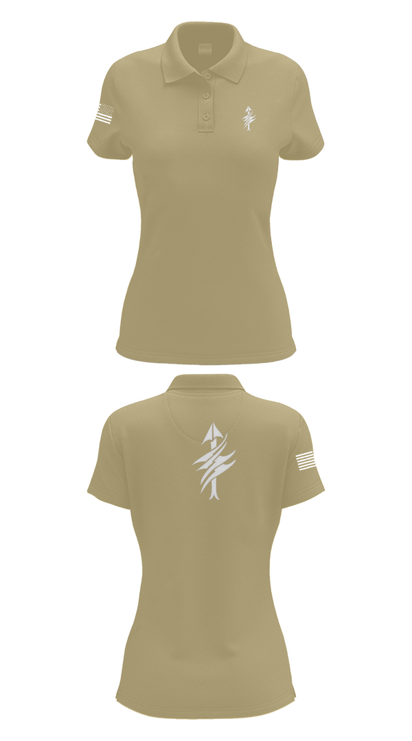 Womens Short Sleeve Performance Polo, 3rd Battalion 2nd Marines Scout Sniper Platoon, Marines, Teamtime, Team time, sublimation, custom sports apparel, team uniforms, spirit wear, spiritwear, sports uniforms, custom shirts, team store, custom team store, fundraiser sports, apparel fundraiser