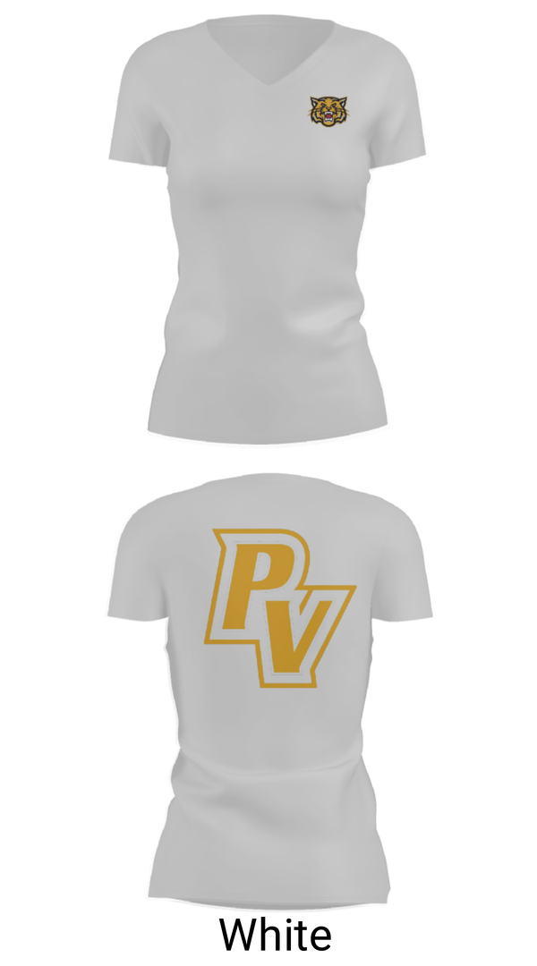 Womens Short Sleeve Vneck Shirt, Paint Valley Middle School Band, Spirit Store, Teamtime, Team time, sublimation, custom sports apparel, team uniforms, spirit wear, spiritwear, sports uniforms, custom shirts, team store, custom team store, fundraiser sports, apparel fundraiser