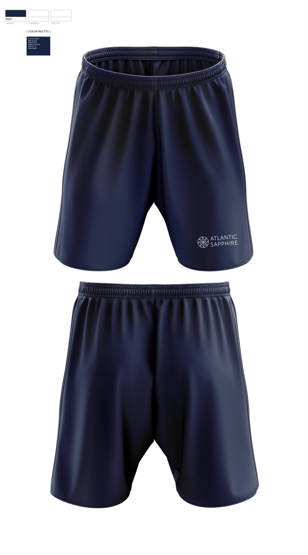 Athletic Shorts With Pockets, atlantic sapphire, , Teamtime, Team time, sublimation, custom sports apparel, team uniforms, spirit wear, spiritwear, sports uniforms, custom shirts, team store, custom team store, fundraiser sports, apparel fundraiser
