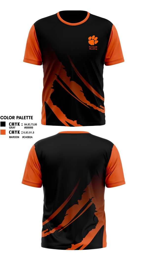 Short Sleeve Performance Shirt, Humboldt Wrestling, Wrestling, Teamtime, Team time, sublimation, custom sports apparel, team uniforms, spirit wear, spiritwear, sports uniforms, custom shirts, team store, custom team store, fundraiser sports, apparel fundraiser