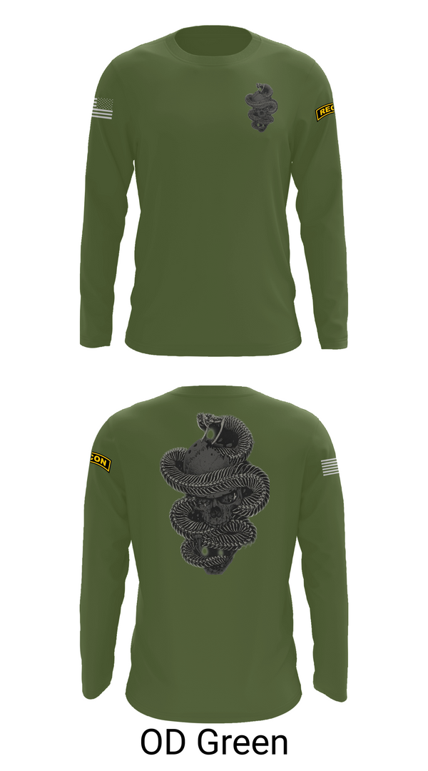 Long Sleeve Performance Shirt, HHC 1-8IN SCT, Army, Teamtime, Team time, sublimation, custom sports apparel, team uniforms, spirit wear, spiritwear, sports uniforms, custom shirts, team store, custom team store, fundraiser sports, apparel fundraiser