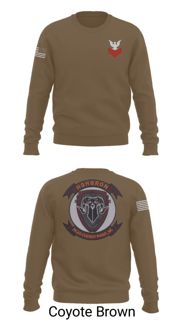 Crew Neck Sweatshirt, MCAS CHERRY POINT. H&HS, Navy, Teamtime, Team time, sublimation, custom sports apparel, team uniforms, spirit wear, spiritwear, sports uniforms, custom shirts, team store, custom team store, fundraiser sports, apparel fundraiser