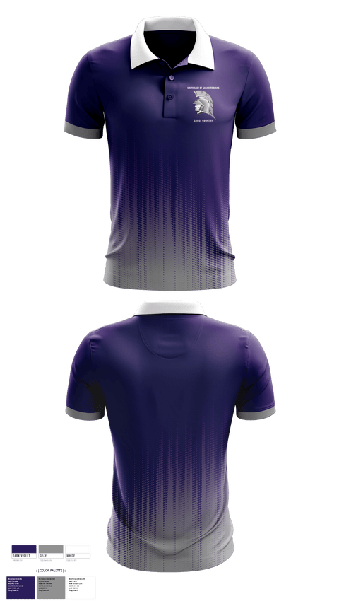 Short Sleeve Performance Polo, Southeast of Saline Trojans, Cross Country, Teamtime, Team time, sublimation, custom sports apparel, team uniforms, spirit wear, spiritwear, sports uniforms, custom shirts, team store, custom team store, fundraiser sports, apparel fundraiser