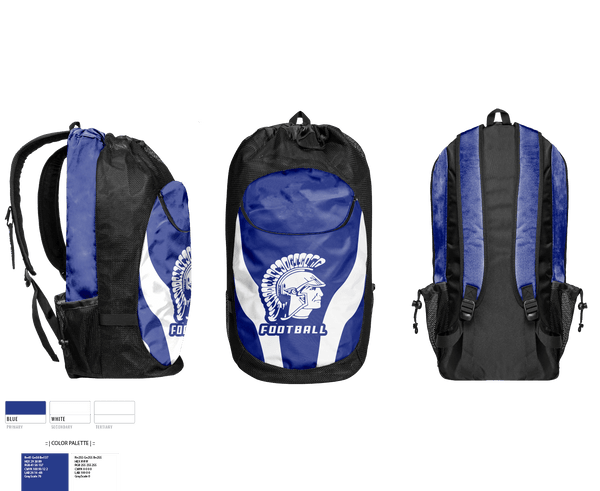 Gear Bag, James B Hunt High School Football, Football, Teamtime, Team time, sublimation, custom sports apparel, team uniforms, spirit wear, spiritwear, sports uniforms, custom shirts, team store, custom team store, fundraiser sports, apparel fundraiser