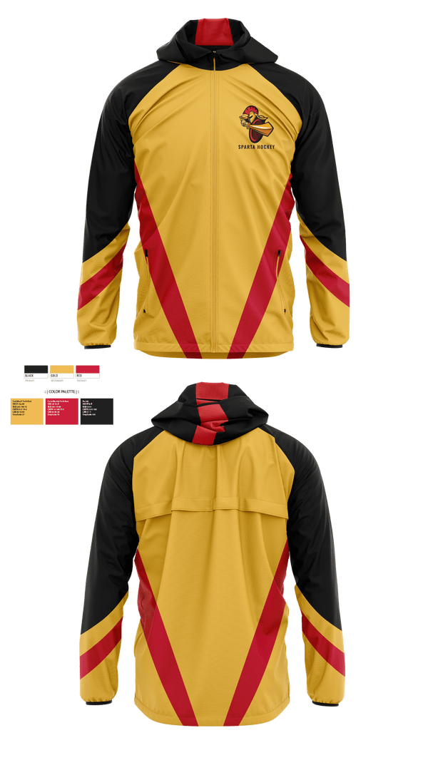Windbreaker, Sparta Youth Hockey, Spirit Store, Teamtime, Team time, sublimation, custom sports apparel, team uniforms, spirit wear, spiritwear, sports uniforms, custom shirts, team store, custom team store, fundraiser sports, apparel fundraiser