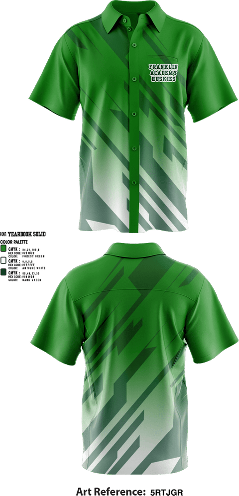 Short Sleeve Bowling Jersey, Franklin Academy Huskies, Bowling, Teamtime, Team time, sublimation, custom sports apparel, team uniforms, spirit wear, spiritwear, sports uniforms, custom shirts, team store, custom team store, fundraiser sports, apparel fundraiser