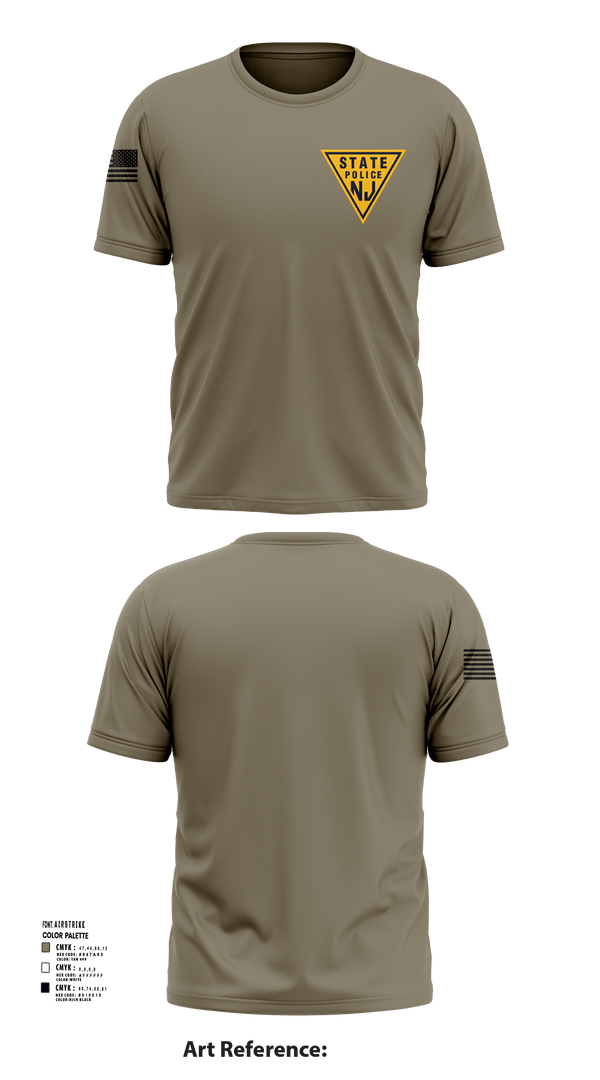 Short Sleeve Performance Shirt, New Jersey state police, , Teamtime, Team time, sublimation, custom sports apparel, team uniforms, spirit wear, spiritwear, sports uniforms, custom shirts, team store, custom team store, fundraiser sports, apparel fundraiser