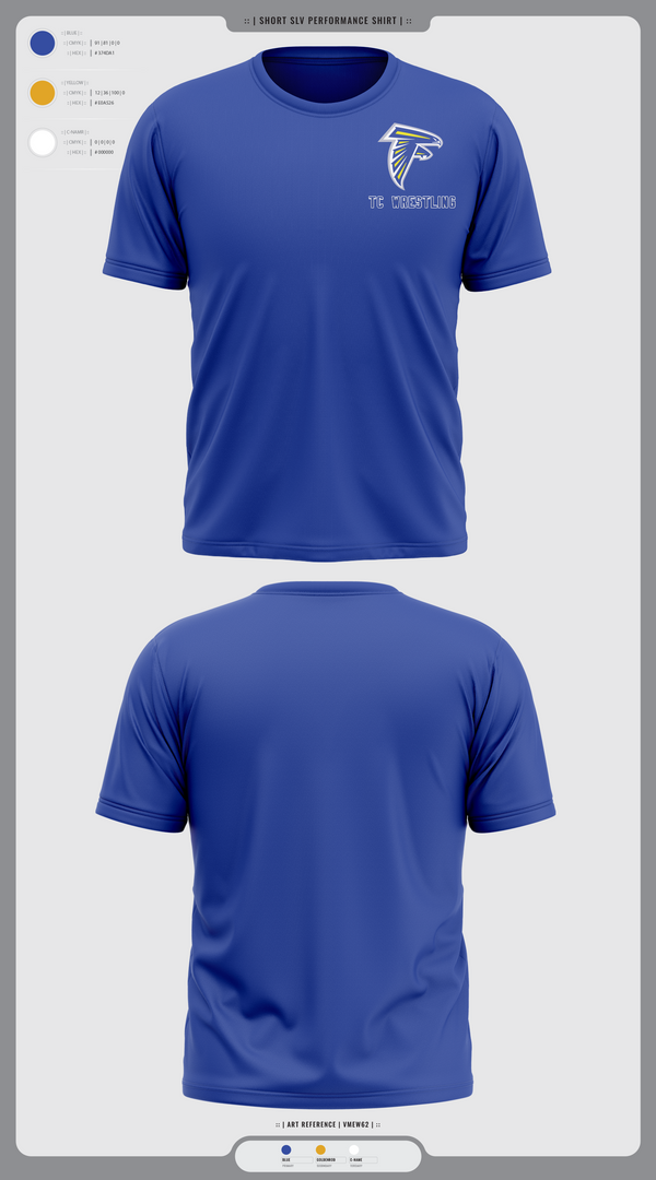 Short Sleeve Performance Shirt, Todd County High School Wrestling, Wrestling, Teamtime, Team time, sublimation, custom sports apparel, team uniforms, spirit wear, spiritwear, sports uniforms, custom shirts, team store, custom team store, fundraiser sports, apparel fundraiser