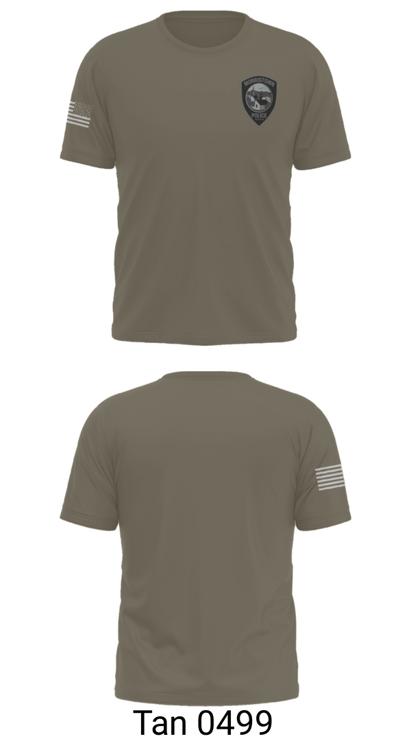 Short Sleeve Performance Shirt, Morristown Police Department, Police, Teamtime, Team time, sublimation, custom sports apparel, team uniforms, spirit wear, spiritwear, sports uniforms, custom shirts, team store, custom team store, fundraiser sports, apparel fundraiser