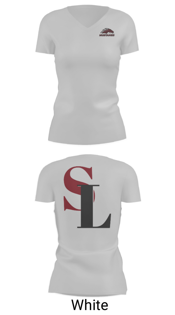 Women's Short Sleeve Vneck Shirt, Silver Lake Public School Cross Country, Cross Country, Teamtime, Team time, sublimation, custom sports apparel, team uniforms, spirit wear, spiritwear, sports uniforms, custom shirts, team store, custom team store, fundraiser sports, apparel fundraiser