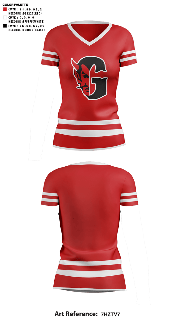 Womens Short Sleeve Vneck Shirt, Glenwood Springs High School Cheer, Cheer, Teamtime, Team time, sublimation, custom sports apparel, team uniforms, spirit wear, spiritwear, sports uniforms, custom shirts, team store, custom team store, fundraiser sports, apparel fundraiser