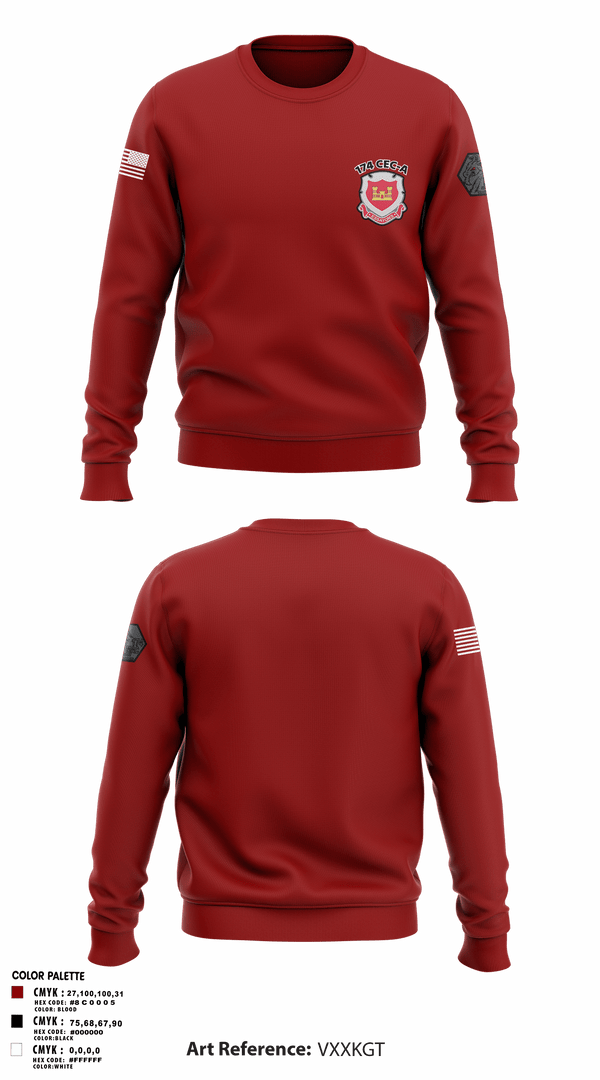 Crew Neck Sweatshirt, 174 mac, Army, Teamtime, Team time, sublimation, custom sports apparel, team uniforms, spirit wear, spiritwear, sports uniforms, custom shirts, team store, custom team store, fundraiser sports, apparel fundraiser
