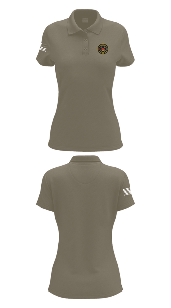 Womens Short Sleeve Performance Polo, Ravenswood Volunteer Fire Department, , Teamtime, Team time, sublimation, custom sports apparel, team uniforms, spirit wear, spiritwear, sports uniforms, custom shirts, team store, custom team store, fundraiser sports, apparel fundraiser