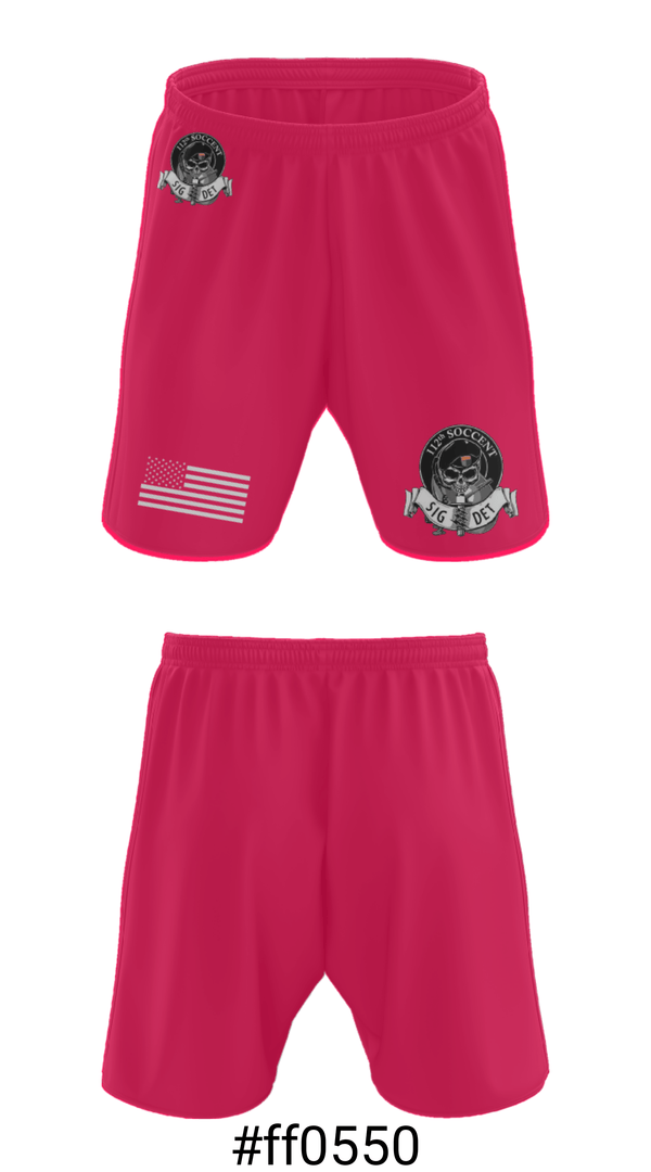 Athletic Shorts With Pockets, 112 SOCCENT SIGDET, Army, Teamtime, Team time, sublimation, custom sports apparel, team uniforms, spirit wear, spiritwear, sports uniforms, custom shirts, team store, custom team store, fundraiser sports, apparel fundraiser