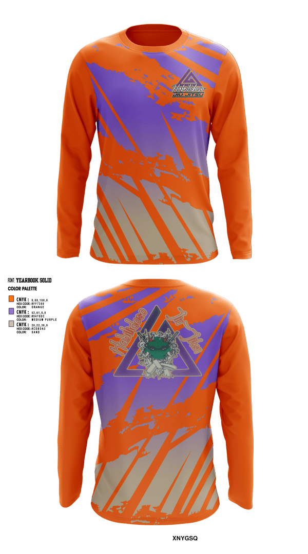 Long Sleeve Performance Shirt, Habilidoso Jiu-jitsu, Wrestling, Teamtime, Team time, sublimation, custom sports apparel, team uniforms, spirit wear, spiritwear, sports uniforms, custom shirts, team store, custom team store, fundraiser sports, apparel fundraiser