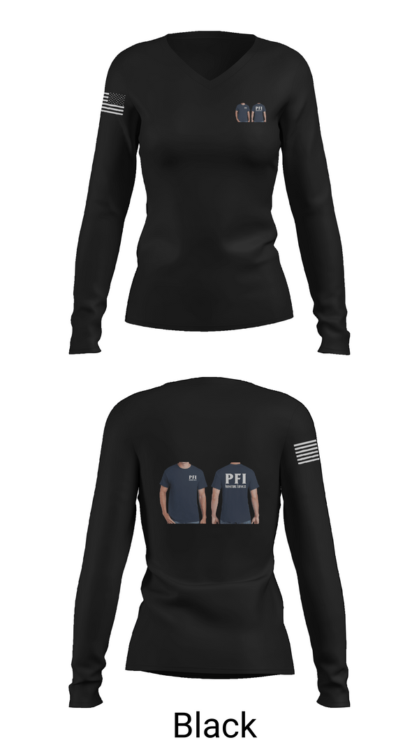 Womens Long Sleeve Vneck Shirt 1, Prime Furniture Installation, , Teamtime, Team time, sublimation, custom sports apparel, team uniforms, spirit wear, spiritwear, sports uniforms, custom shirts, team store, custom team store, fundraiser sports, apparel fundraiser