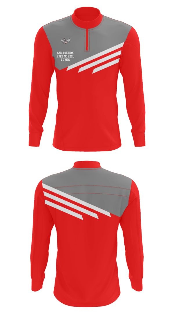 Quarter Zip Jacket, Sam Rayburn High School Tennis, Tennis, Teamtime, Team time, sublimation, custom sports apparel, team uniforms, spirit wear, spiritwear, sports uniforms, custom shirts, team store, custom team store, fundraiser sports, apparel fundraiser