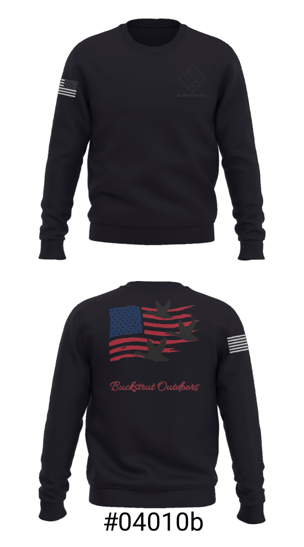 Crew Neck Sweatshirt, Buckstrut OutdoorsBuckstrut Outdoors, , Teamtime, Team time, sublimation, custom sports apparel, team uniforms, spirit wear, spiritwear, sports uniforms, custom shirts, team store, custom team store, fundraiser sports, apparel fundraiser