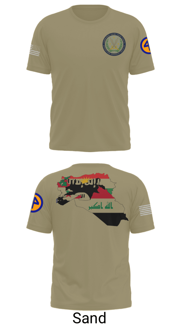 Old School Cotton Feel Shirt, 44th ICBT, National Guard, Teamtime, Team time, sublimation, custom sports apparel, team uniforms, spirit wear, spiritwear, sports uniforms, custom shirts, team store, custom team store, fundraiser sports, apparel fundraiser