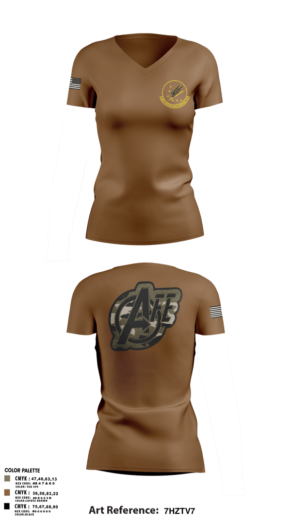 Womens Short Sleeve Vneck Shirt, 509 OSS, Air Force, Teamtime, Team time, sublimation, custom sports apparel, team uniforms, spirit wear, spiritwear, sports uniforms, custom shirts, team store, custom team store, fundraiser sports, apparel fundraiser