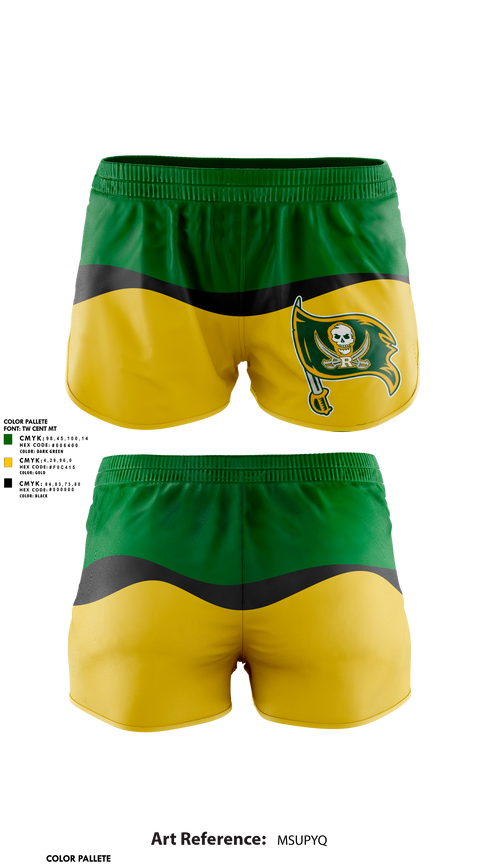 Womens Shorts, Burney Raiders, Track & Field, Teamtime, Team time, sublimation, custom sports apparel, team uniforms, spirit wear, spiritwear, sports uniforms, custom shirts, team store, custom team store, fundraiser sports, apparel fundraiser