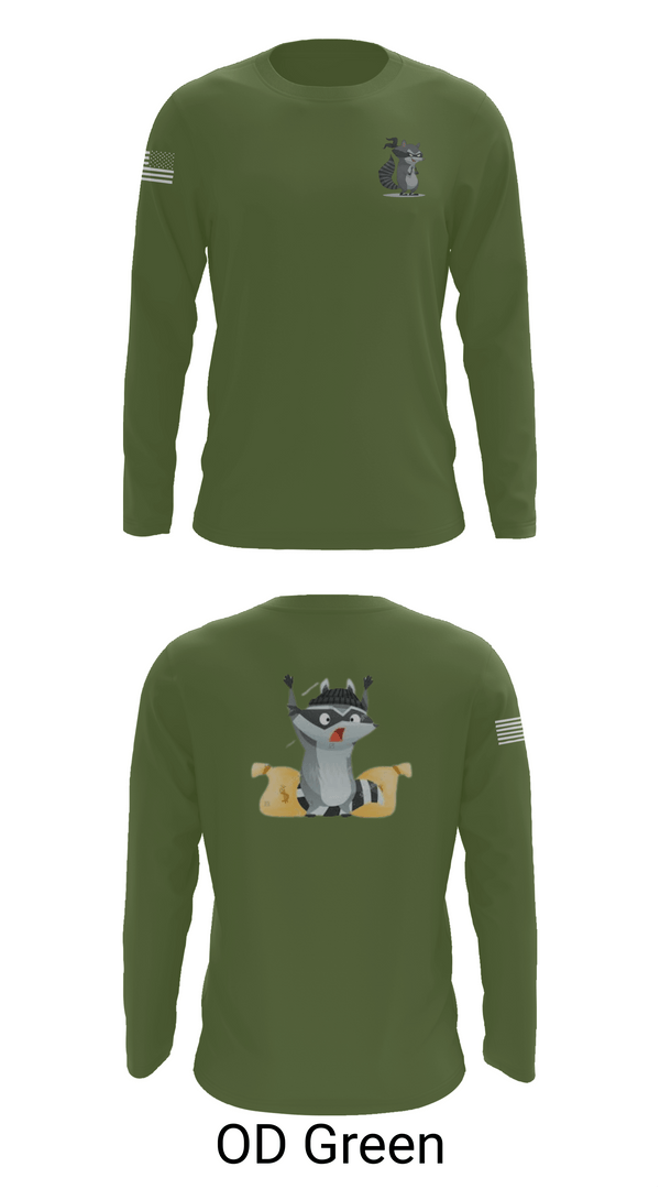 Long Sleeve Performance Shirt, 2-2 B Co., Army, Teamtime, Team time, sublimation, custom sports apparel, team uniforms, spirit wear, spiritwear, sports uniforms, custom shirts, team store, custom team store, fundraiser sports, apparel fundraiser