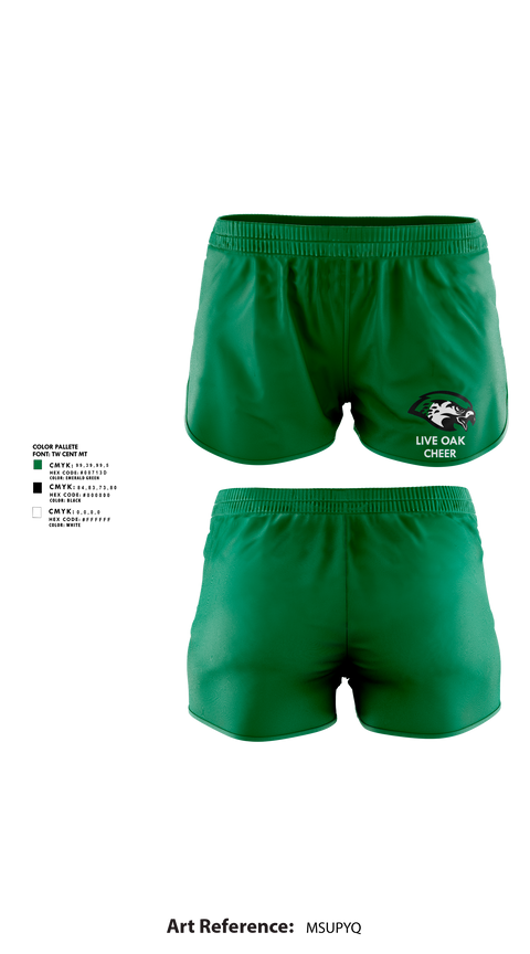 Womens Shorts, Live Oak Classical School Cheer, Cheer, Teamtime, Team time, sublimation, custom sports apparel, team uniforms, spirit wear, spiritwear, sports uniforms, custom shirts, team store, custom team store, fundraiser sports, apparel fundraiser
