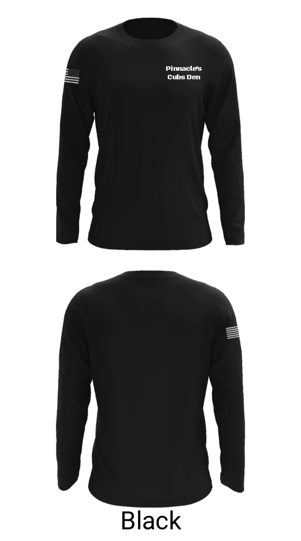 Long Sleeve Performance Shirt, Pinnacle's Cubs Den, , Teamtime, Team time, sublimation, custom sports apparel, team uniforms, spirit wear, spiritwear, sports uniforms, custom shirts, team store, custom team store, fundraiser sports, apparel fundraiser