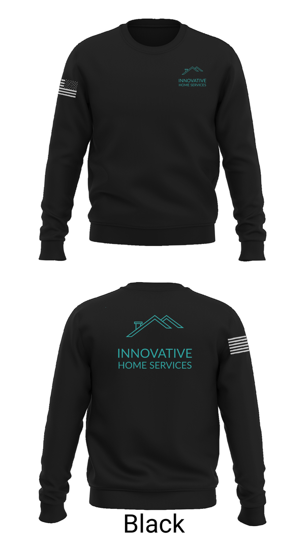 Crew Neck Sweatshirt, Innovative Home Services, , Teamtime, Team time, sublimation, custom sports apparel, team uniforms, spirit wear, spiritwear, sports uniforms, custom shirts, team store, custom team store, fundraiser sports, apparel fundraiser