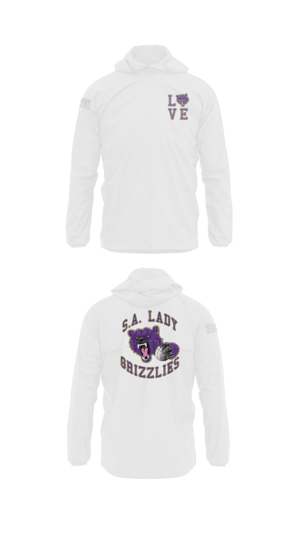 Windbreaker, SA LADY GRIZZLES, Women's Volleyball, Teamtime, Team time, sublimation, custom sports apparel, team uniforms, spirit wear, spiritwear, sports uniforms, custom shirts, team store, custom team store, fundraiser sports, apparel fundraiser