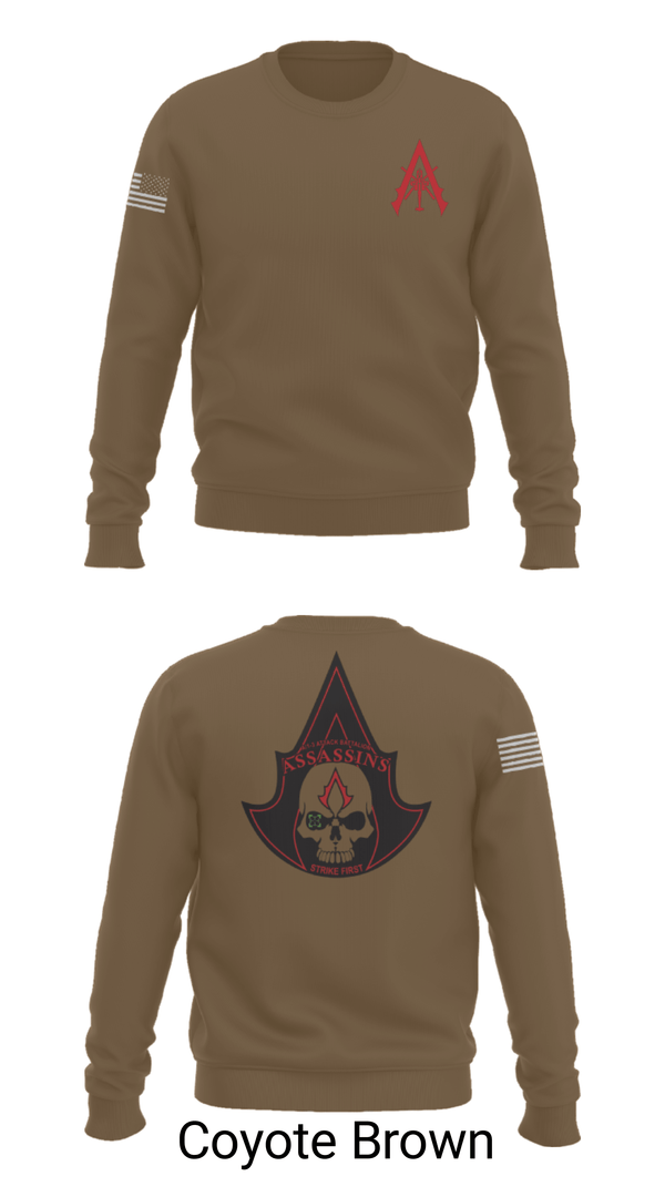 Crew Neck Sweatshirt, A Co. 1-3 AB, Army, Teamtime, Team time, sublimation, custom sports apparel, team uniforms, spirit wear, spiritwear, sports uniforms, custom shirts, team store, custom team store, fundraiser sports, apparel fundraiser