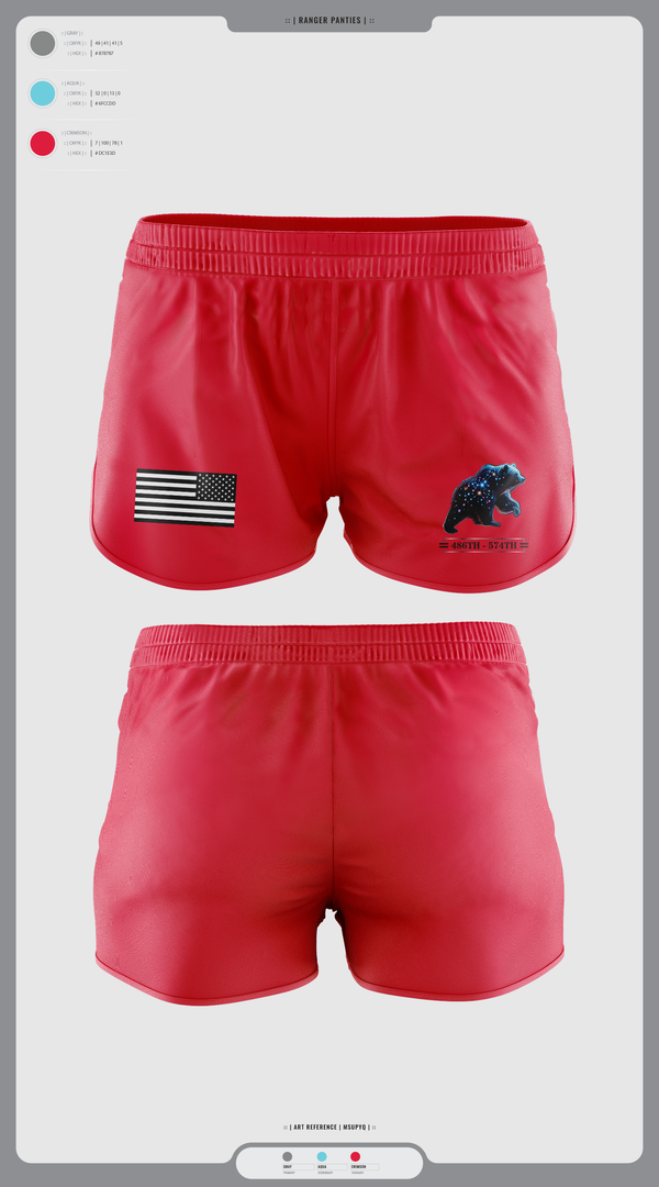 Ranger Panties, 486th/574th, , Teamtime, Team time, sublimation, custom sports apparel, team uniforms, spirit wear, spiritwear, sports uniforms, custom shirts, team store, custom team store, fundraiser sports, apparel fundraiser