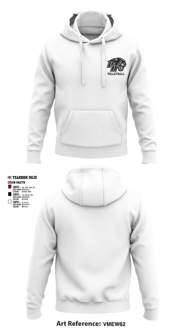 Hoodie, Panthers Volleyball, Women's Volleyball, Teamtime, Team time, sublimation, custom sports apparel, team uniforms, spirit wear, spiritwear, sports uniforms, custom shirts, team store, custom team store, fundraiser sports, apparel fundraiser