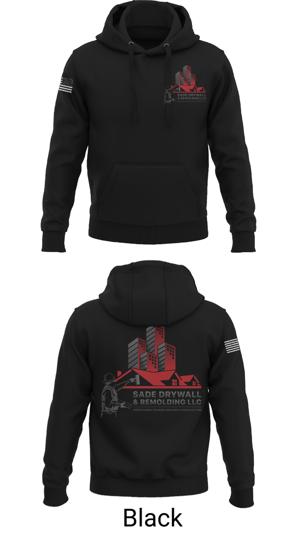 Hoodie, Sadedrywall & remolding llc, , Teamtime, Team time, sublimation, custom sports apparel, team uniforms, spirit wear, spiritwear, sports uniforms, custom shirts, team store, custom team store, fundraiser sports, apparel fundraiser