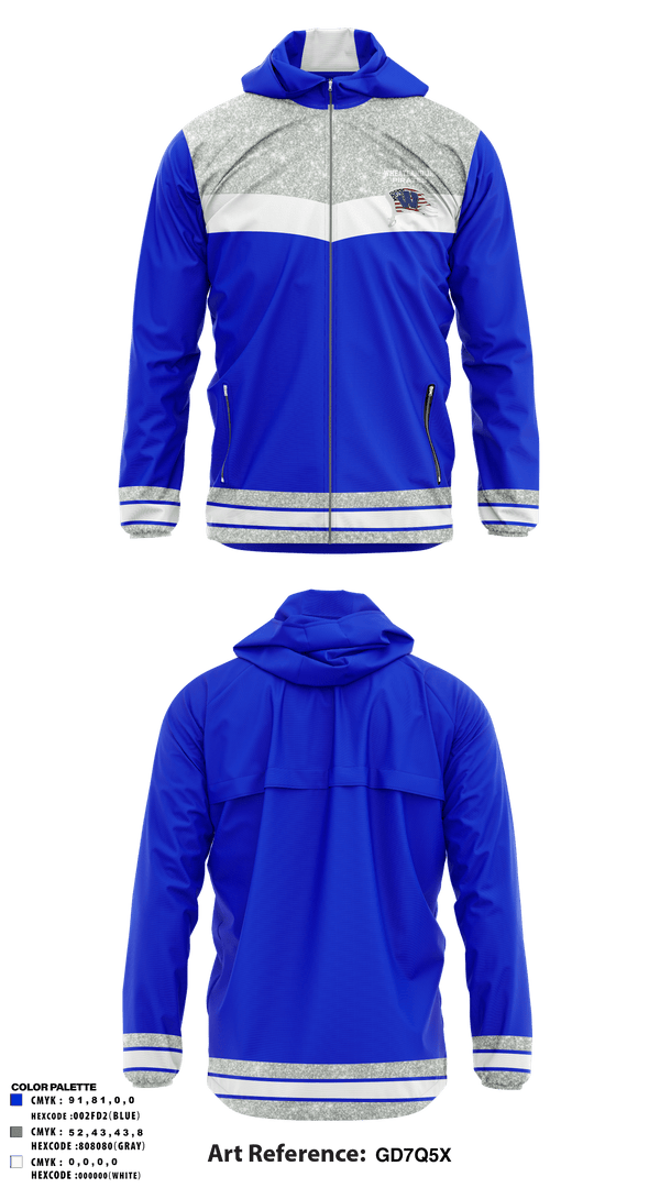 Windbreaker, Wheatland youth football and cheer, Football, Teamtime, Team time, sublimation, custom sports apparel, team uniforms, spirit wear, spiritwear, sports uniforms, custom shirts, team store, custom team store, fundraiser sports, apparel fundraiser