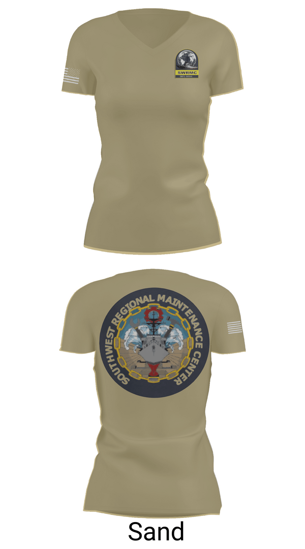 Womens Short Sleeve Vneck Shirt, Swrmc, Navy, Teamtime, Team time, sublimation, custom sports apparel, team uniforms, spirit wear, spiritwear, sports uniforms, custom shirts, team store, custom team store, fundraiser sports, apparel fundraiser