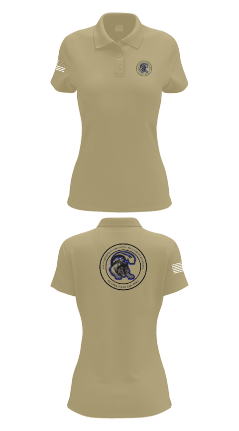 Womens Short Sleeve Performance Polo, 1184th DDSB, Army, Teamtime, Team time, sublimation, custom sports apparel, team uniforms, spirit wear, spiritwear, sports uniforms, custom shirts, team store, custom team store, fundraiser sports, apparel fundraiser