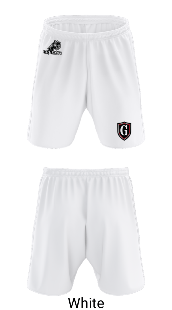 Athletic Shorts With Pockets, Greenon Knights, Women's Volleyball, Teamtime, Team time, sublimation, custom sports apparel, team uniforms, spirit wear, spiritwear, sports uniforms, custom shirts, team store, custom team store, fundraiser sports, apparel fundraiser