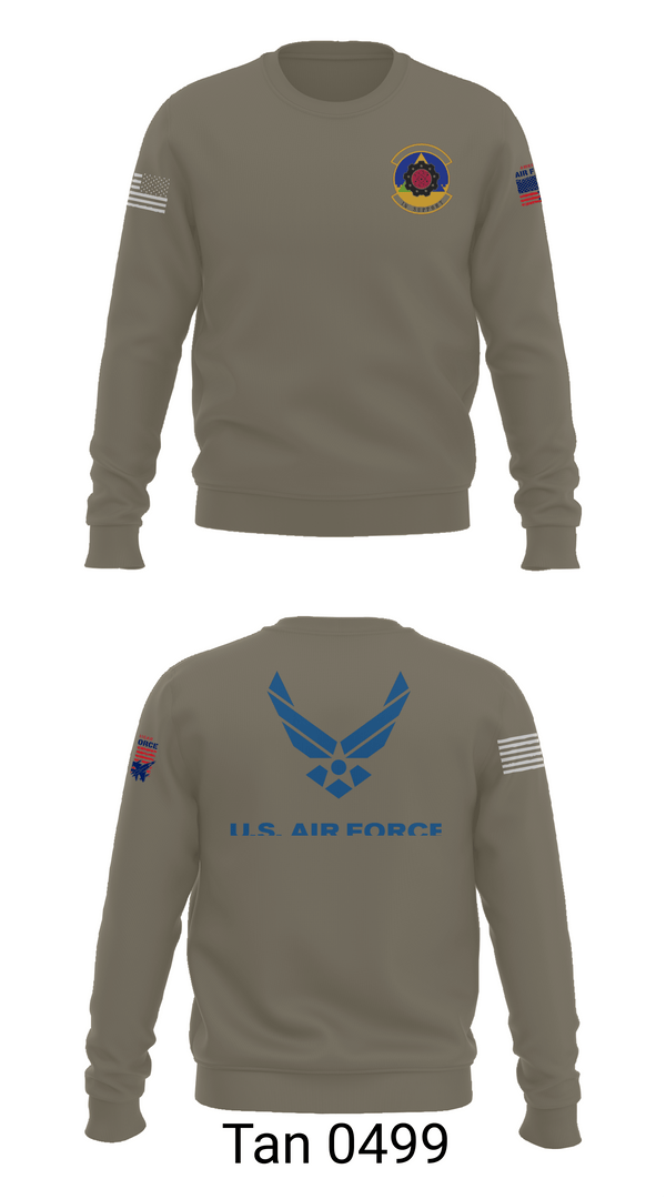 Crew Neck Sweatshirt, 4th Component Maintenance Squadron, , Teamtime, Team time, sublimation, custom sports apparel, team uniforms, spirit wear, spiritwear, sports uniforms, custom shirts, team store, custom team store, fundraiser sports, apparel fundraiser