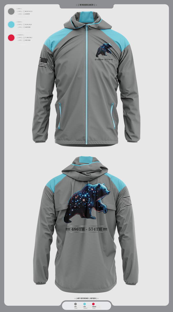 Windbreaker, 486th/574th, , Teamtime, Team time, sublimation, custom sports apparel, team uniforms, spirit wear, spiritwear, sports uniforms, custom shirts, team store, custom team store, fundraiser sports, apparel fundraiser