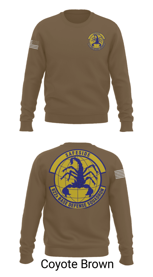Crew Neck Sweatshirt, Safeside, Air Force, Teamtime, Team time, sublimation, custom sports apparel, team uniforms, spirit wear, spiritwear, sports uniforms, custom shirts, team store, custom team store, fundraiser sports, apparel fundraiser