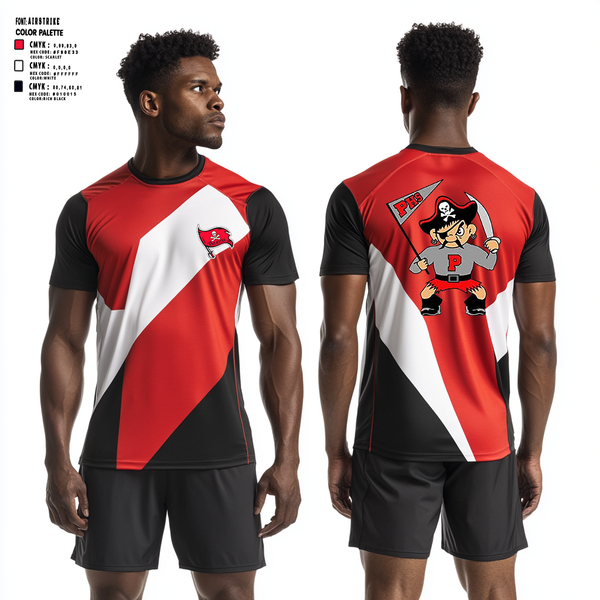 Short Sleeve Performance Shirt, Palatine pirates, Baseball, Teamtime, Team time, sublimation, custom sports apparel, team uniforms, spirit wear, spiritwear, sports uniforms, custom shirts, team store, custom team store, fundraiser sports, apparel fundraiser
