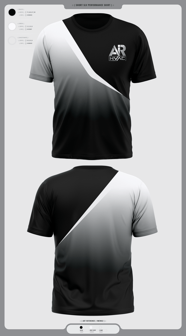 Short Sleeve Performance Shirt, AIR HVAC, , Teamtime, Team time, sublimation, custom sports apparel, team uniforms, spirit wear, spiritwear, sports uniforms, custom shirts, team store, custom team store, fundraiser sports, apparel fundraiser
