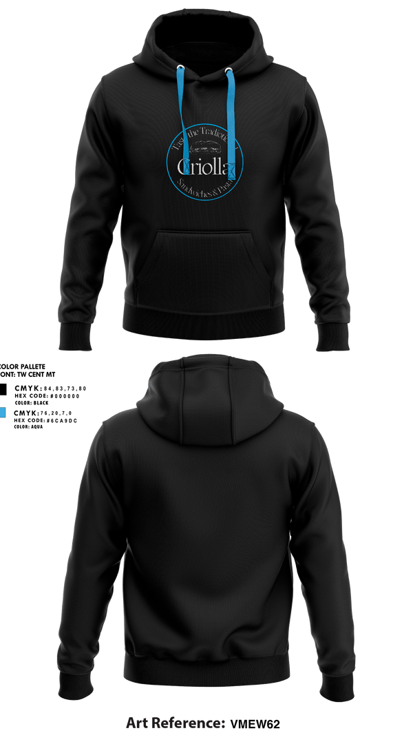 Hoodie, Criolla Sandwich & Pasta, , Teamtime, Team time, sublimation, custom sports apparel, team uniforms, spirit wear, spiritwear, sports uniforms, custom shirts, team store, custom team store, fundraiser sports, apparel fundraiser