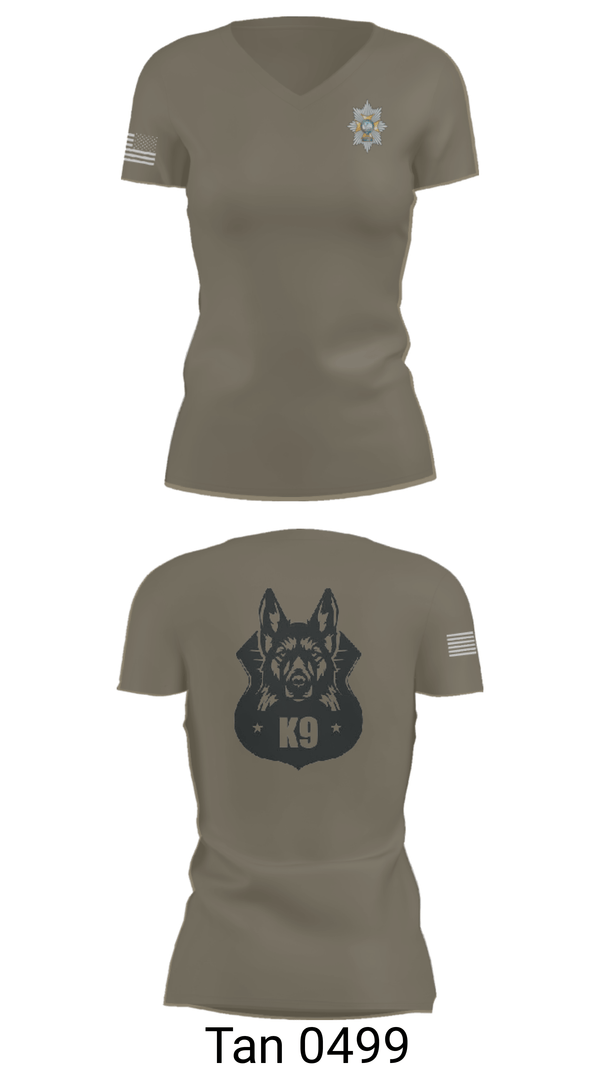 Women's Short Sleeve Vneck Shirt, Sherwood Foresters, Army, Teamtime, Team time, sublimation, custom sports apparel, team uniforms, spirit wear, spiritwear, sports uniforms, custom shirts, team store, custom team store, fundraiser sports, apparel fundraiser