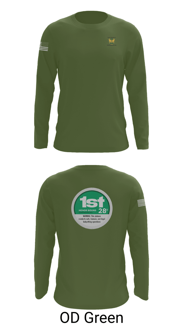 Long Sleeve Performance Shirt, 28th MP Company, National Guard, Teamtime, Team time, sublimation, custom sports apparel, team uniforms, spirit wear, spiritwear, sports uniforms, custom shirts, team store, custom team store, fundraiser sports, apparel fundraiser