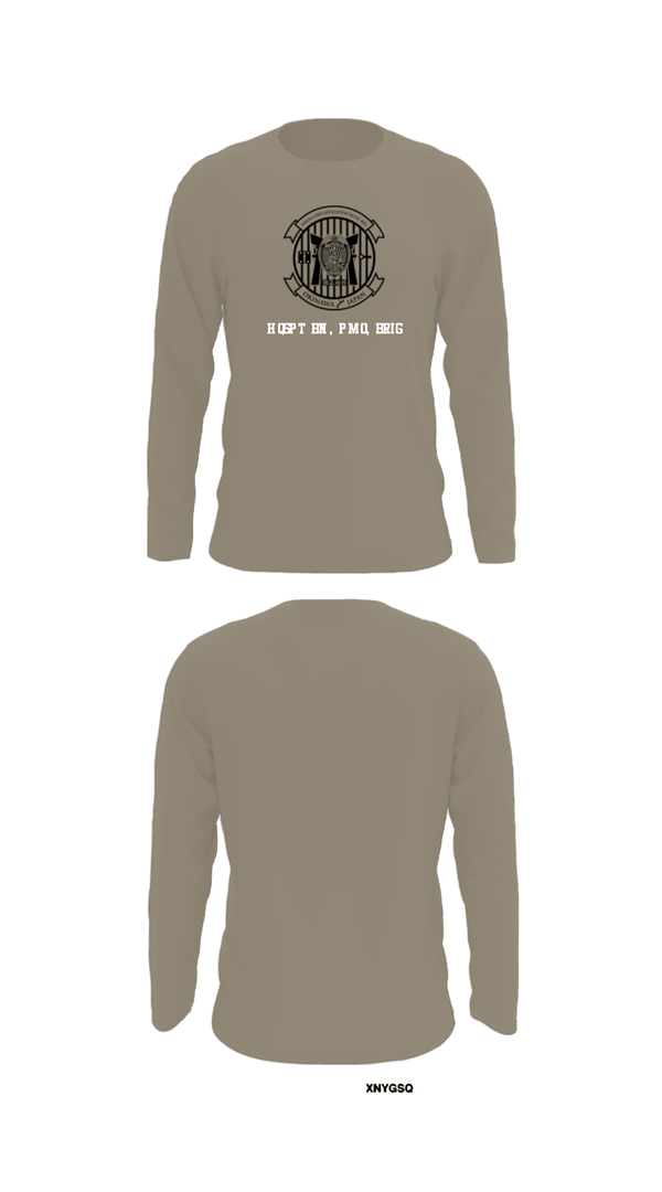 Long Sleeve Performance Shirt, HQSPT Bn, PMO, Brig, Marines, Teamtime, Team time, sublimation, custom sports apparel, team uniforms, spirit wear, spiritwear, sports uniforms, custom shirts, team store, custom team store, fundraiser sports, apparel fundraiser