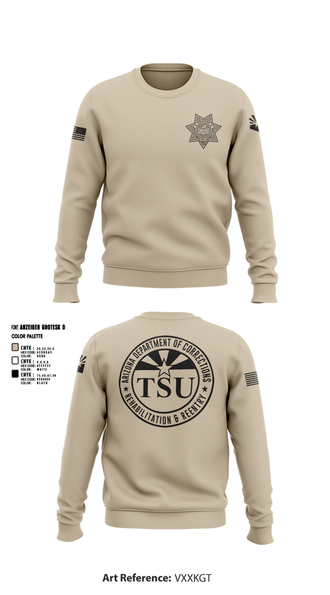 Crew Neck Sweatshirt, TSU, Police, Teamtime, Team time, sublimation, custom sports apparel, team uniforms, spirit wear, spiritwear, sports uniforms, custom shirts, team store, custom team store, fundraiser sports, apparel fundraiser