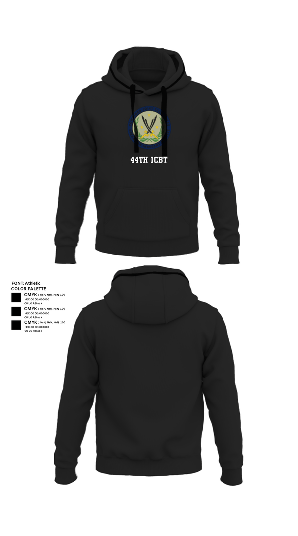 Hoodie, 44th ICBT, National Guard, Teamtime, Team time, sublimation, custom sports apparel, team uniforms, spirit wear, spiritwear, sports uniforms, custom shirts, team store, custom team store, fundraiser sports, apparel fundraiser
